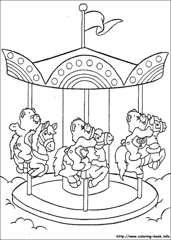 The Care Bears coloring picture